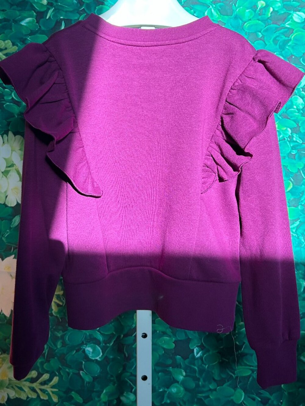 NWOT - Thereabouts Girls Ruffle Pullover Sweatshirt Sweater Size 10/12